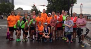 Friends who would stand in the pouring rain to support one another!